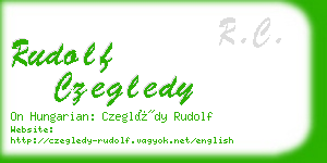 rudolf czegledy business card